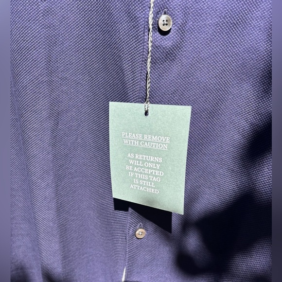 ERMENEGILDO ZEGNA
Navy Button-Up Shirt - Picture 8 of 12